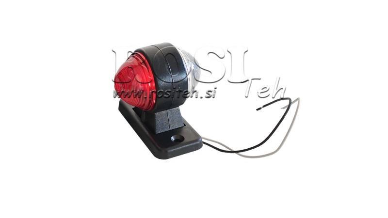 SIDE LAMP FOR TRAILERS - WHITE/RED