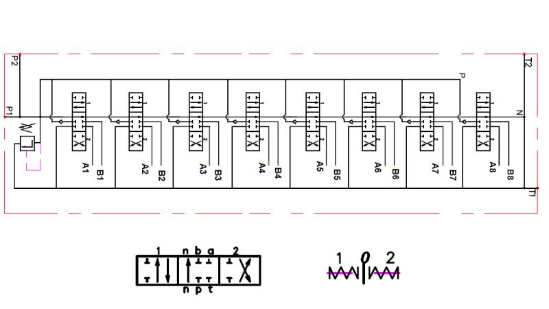 VALVOLA IDRAULICA 8xPC70