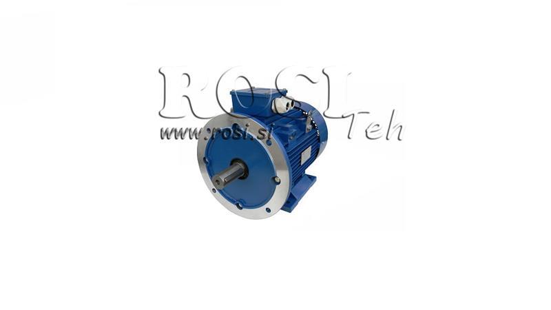 1,5kW-ELECTRIC MOTOR MS 90L1-4_1400rpm 3PH legs+flange-B3B5