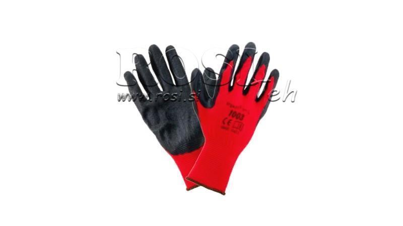 GLOVES COATED WITH LATEX - NUMBER 9