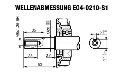 BENZINSKI MOTOR EG4-200cc-5,10kW-3.600 U/min-H-KW20x53-RUČNI POGON