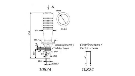 DALJINSKA ROČICA JOYSTICK - 1 TIPKA