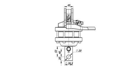 HIDRAULIČNI ROTATOR 1000/500 KG SA OSI