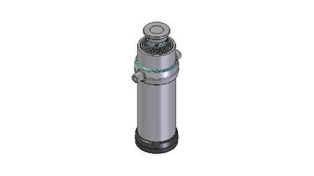 5038S -TELESCOPIC CYLINDER STANDARD/BALL 5 EXTENSIONS STROKE 2240 Dia.215