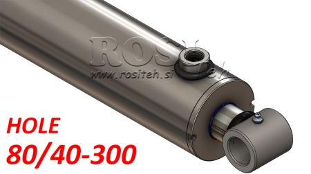 HYDRAULIC CYLINDER HOLE 80/40-300