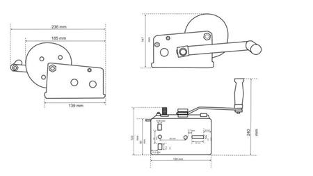 RUČNO VITLO DWK 16 - 725 kg - PLETENICA