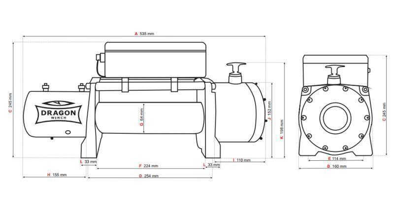 12 V ELEKTRIČNI VITEL DWM 12000 HD - 5443 kg