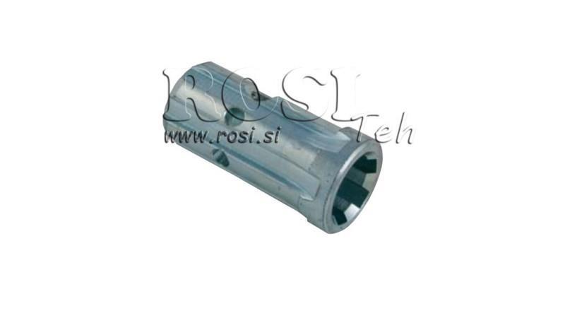 PTO SHAFT EXTENSION ADAPTER from 1''1/8 to 1''3/8 L-76mm