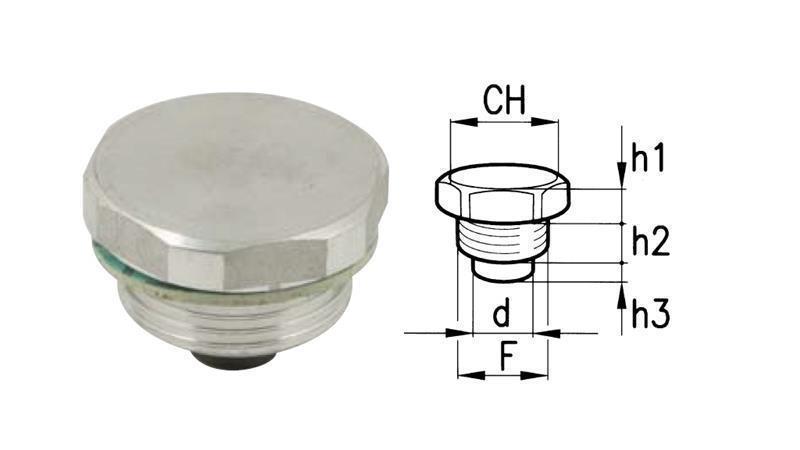 HYDRAULICKÝ MAGNET - ZÁSTRČKA 3/8