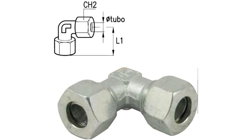 HYDRAULIC JOINT L-12 WITH NUT