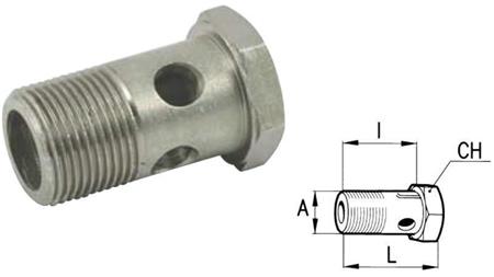 HYDRAULIC HOLLOW BOLT 5/8