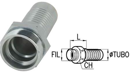 CONEXIUNE HIDRAULICĂ CES 12 CU MASCUL DN10-M20X1.5