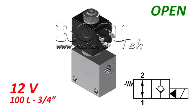 2-KRYPTIS VOŽTUVAS 3/4 (NO) 12V - 120LIT