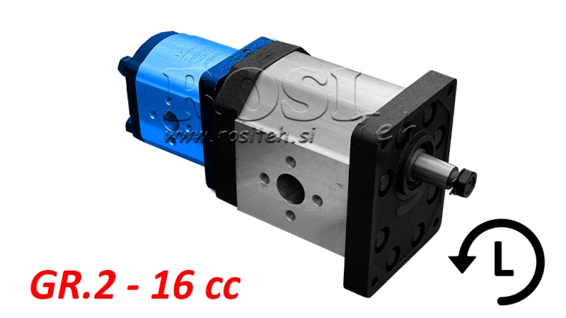 POMPA IDRAULICA 20A16X201 SECONDA GR.2 16 CC SINISTRA