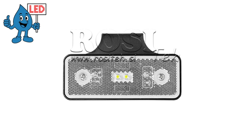 LED HELYZETJELZŐ LÁMPA FEHÉR 12V