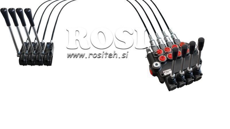 JOYSTICK ΔΙΠΛΗΣ ΛΑΒΗΣ 2 m ΥΔΡΑΥΛΙΚΗ ΒΑΛΒΙΔΑ 4xP80 λίτρα