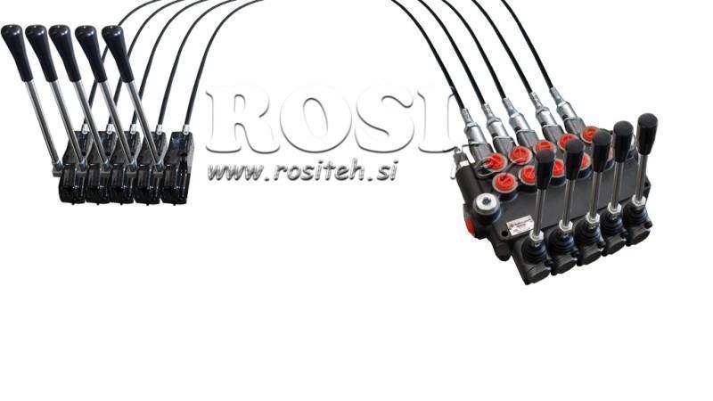 JOYSTICK DVOSTRUKI POLUGA 1.5 m HIDRAULSKI VENTIL 5xP80 litara.