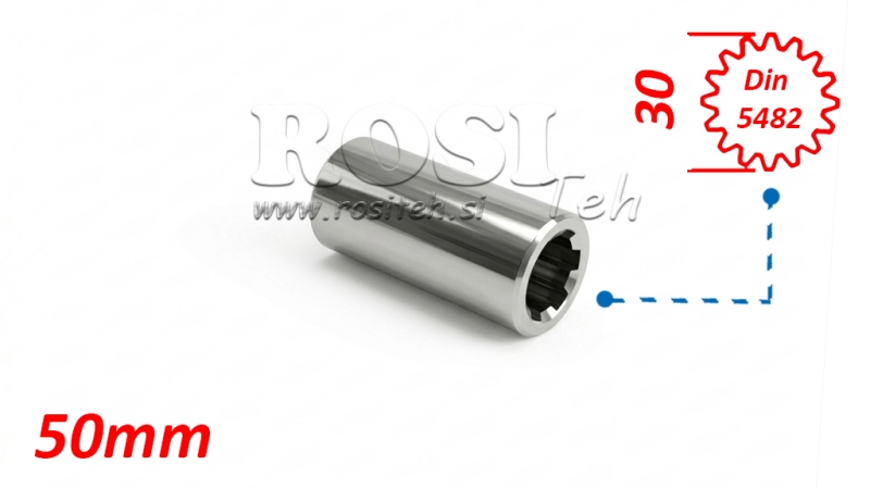 P.T.O. ADAPTER 30x27 - 16 TÄNDER