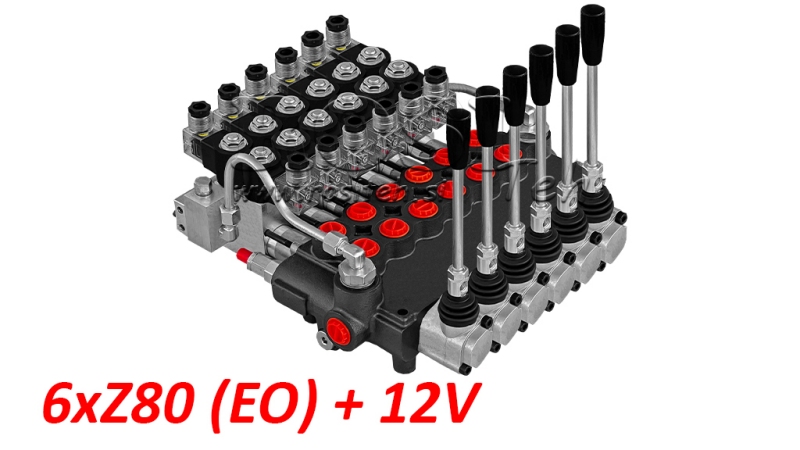 HYDRAULIC VALVE 6XP80 - EO+12V