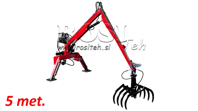 HIDRAULIKUS TRAKTOR RAKODÓ VILLÁ-VAL HUT 5m (+7sekció)