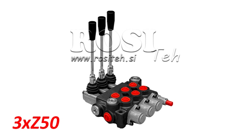 HYDRAULICKÝ VENTIL 3xZ50