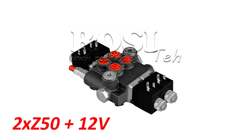 HIDRAULISKAIS VĀRSTS 2XZ50+12V DC