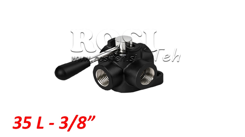 HAND 4-WAY VALVE IF 3/8
