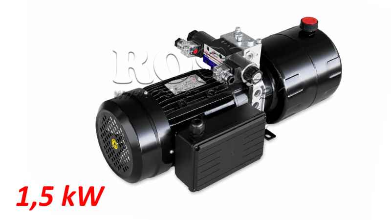 MINI HYDRAULIC POWER-PACK UNIT 230V AC (1.5 KW) - 5.8 CC - 8.2 LIT/MIN - TANK 6 LIT