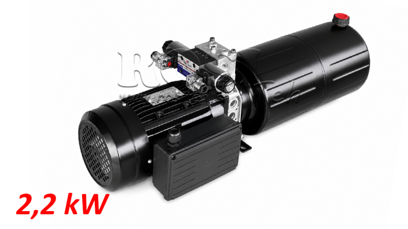 MINI HYDRAULIC POWER-PACK UNIT 230V AC (2.2 KW) - 8.0 CC - 11.2 LIT/MIN - TANK 12 LIT