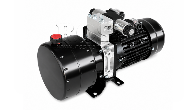 MINI HYDRAULIC POWER-PACK UNIT 230V AC (0.75 KW) - 3.7 CC - 5.2 LIT/MIN - TANK 4 LIT