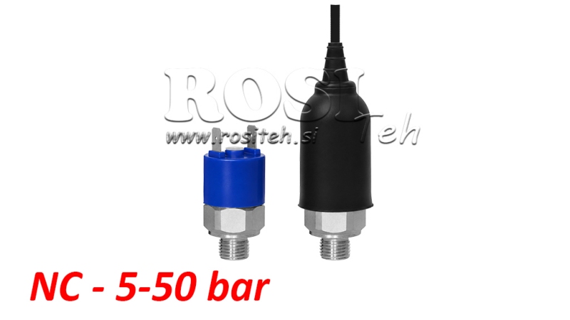 WYŁĄCZNIK CIŚNIENIA HYDRAULICZNEGO K4 - NC 5-50 BAR (MAX.200BAR)