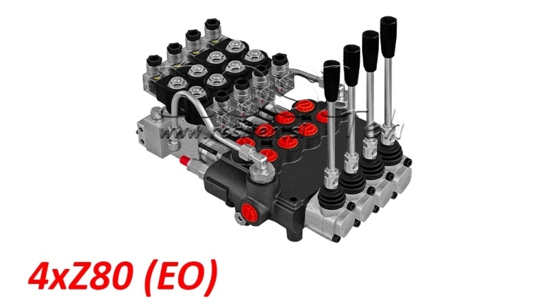 VÁLVULA MONOBLOQUE HIDRÁULICA ELECTRO-MANUAL 4xZ80