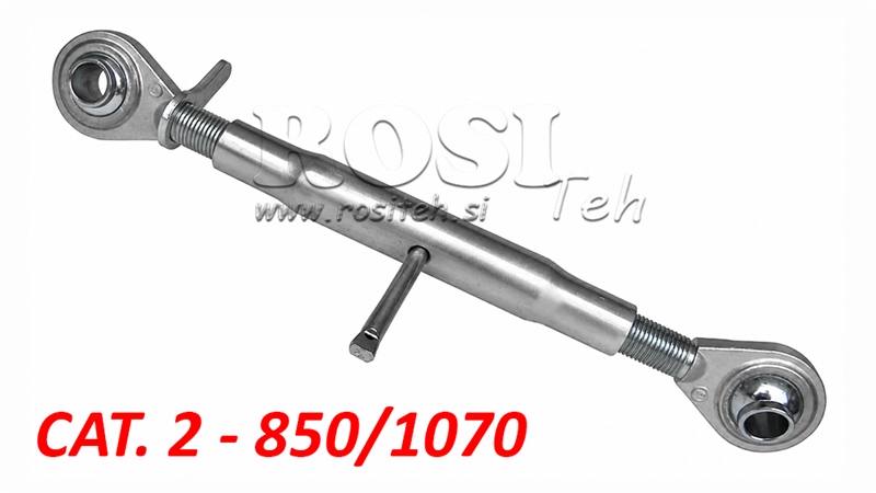 MEKANISK TOPPSTAG FOR TRAKTOR JUSTERBART KAT. 2 - M30X3 - 850/1070