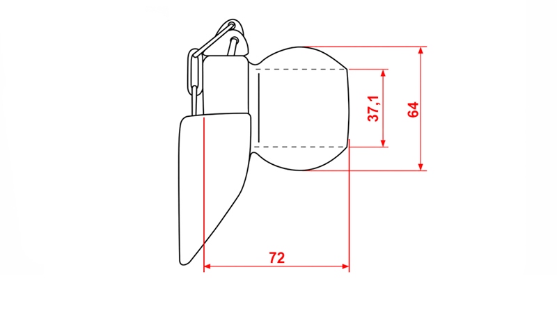 AUTÓMATIKUS HIDRAULIKUS HOROG GÖMB KAT.3 -37,1mm
