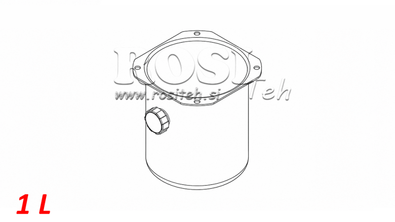 METAAL TANK ROLL PP 1 LITER