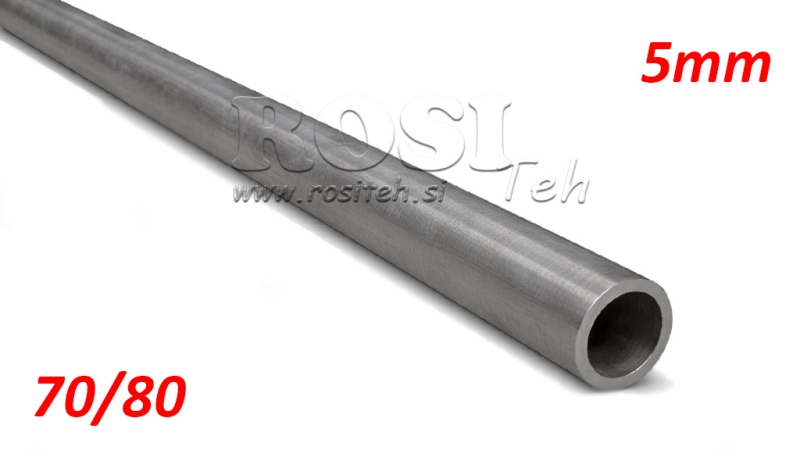 TUBE HONÉ H9 POUR CYLINDRE HYDRAULIQUE 70/80 - 5mm (1000mm)