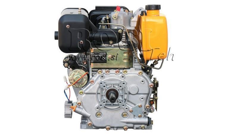 dízelmotor 474cc-8.0kW-3,600 RPM-E-KW25x88-elektromos indítás