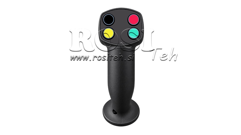 FERNSTEUERUNG HEBEL ROSI- JOYSTICK - 4 TASTEN + ZUSATZTASTE