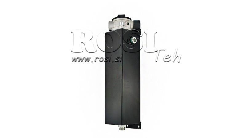 SERBATOIO METALLICO 3 LITRI CUBO 100x113x350mm COMPLETO DI ATTREZZATURA