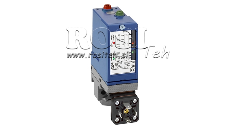 DUAL-SETPOINT ADJUSTABLE PRESSURE SWITCH 20–300 BAR XMLB300D2C11