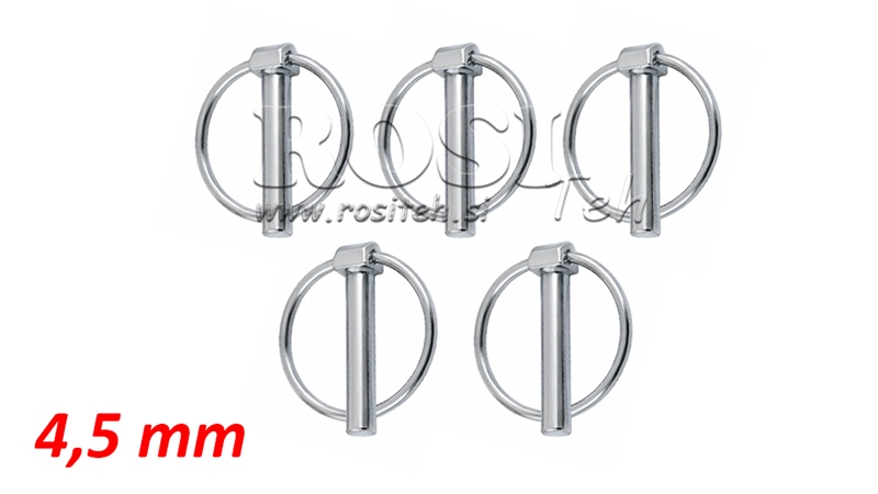 KOMPLET SIGURNOSTNIH SPONA OKRUGLA fi 4,5 mm (5kom)