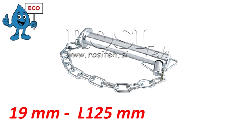 VAROVALNI KLIN ECO 19mm - L125mm - z verigo