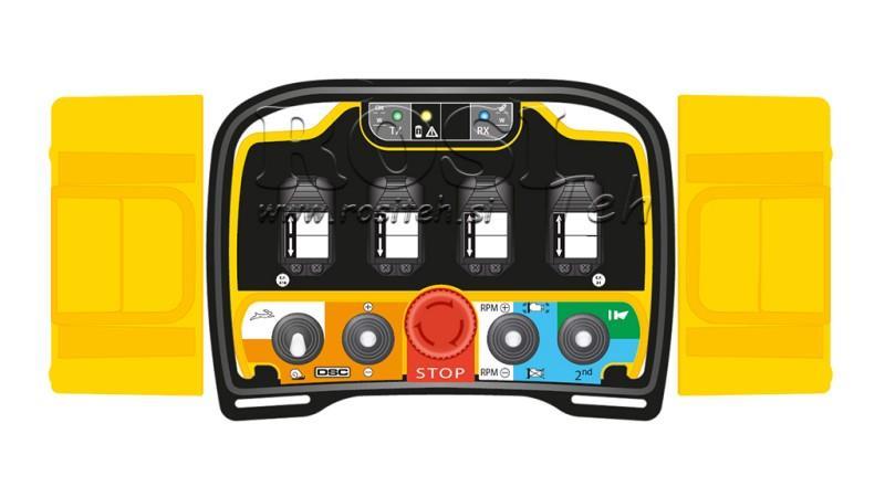 RADIO REMOTE CONTROL - PROPORTIONAL - ZEUS2 M4 10013 Standard