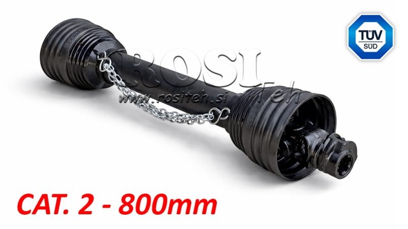 CE SERTIFISERT KARDANAKSEL PROFI LINE KAT.2 LENGDE 800mm