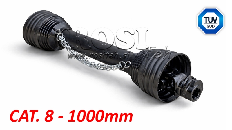 CE SERTIFICĒTA KARDĀNVĀRPSTA PROFI LINE KAT.8 GARUMS 1000mm