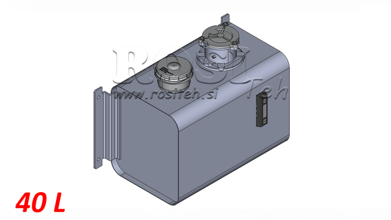 REZERVOR METALIC SUPERIOR 40 LIT 320X290X475MM