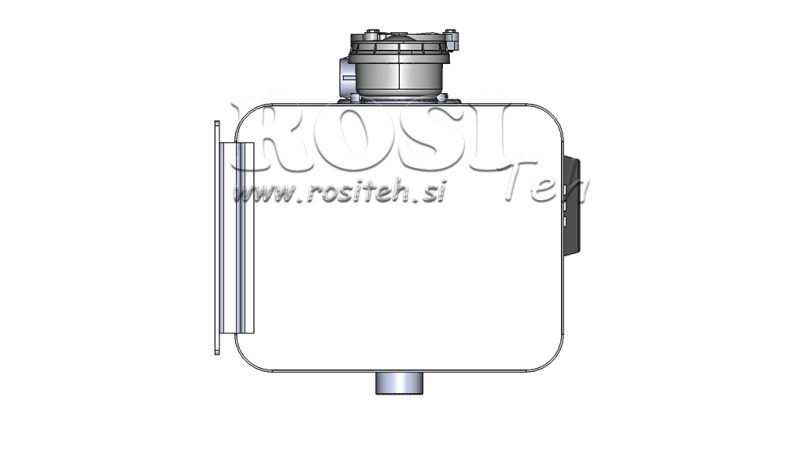 METAAL TANK TOP 60 LIT 310X380X560MM
