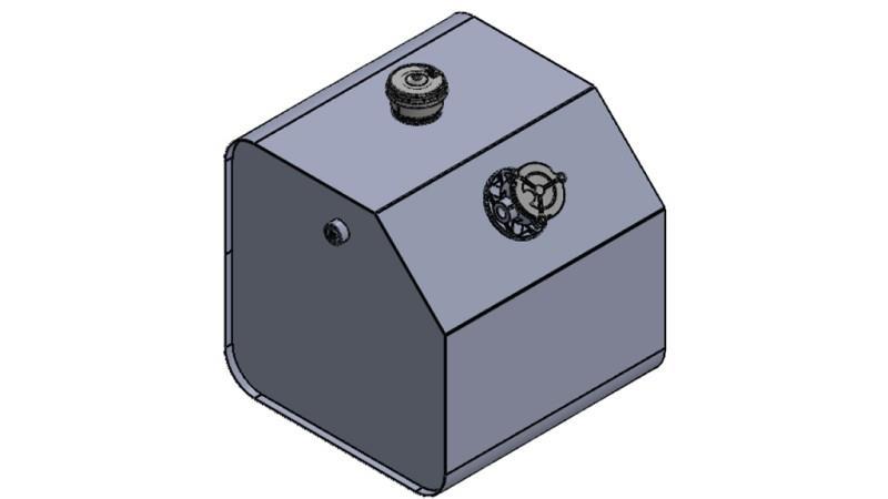 METAL TANK TOP 150 Lit 600x600x500mm