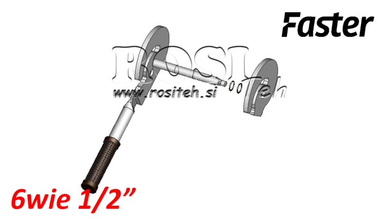 ROČICA ZA MULTI-FASTER 6wie 1/2 - FIKSNI DEL