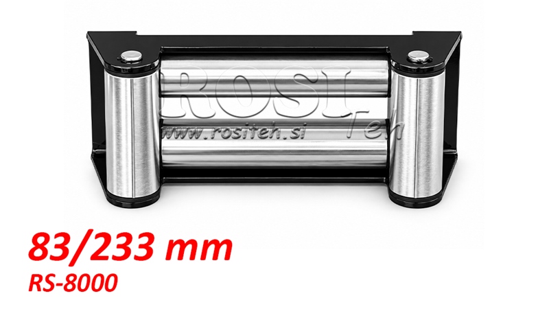 GÖRGŐS KÖTÉLVEZETŐ ACÉLSODRONYHOZ (RS-8000) - 83 x 233 mm